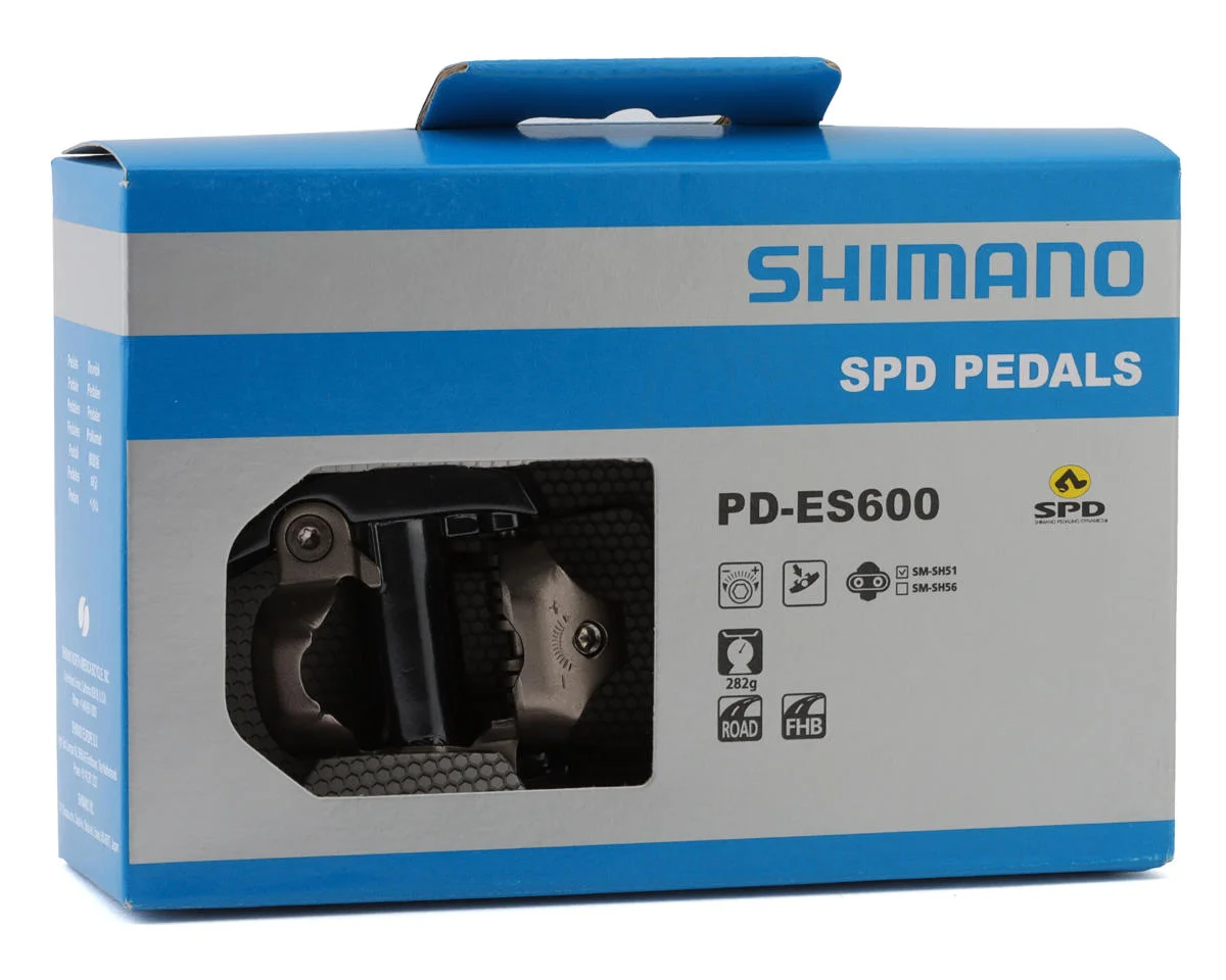 Shimano PD-ES600 SPD Clipless Pedals (Dark Grey) - view 4